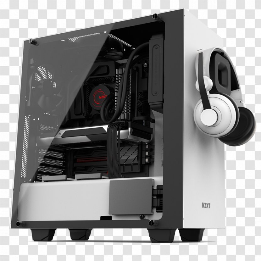 Computer Cases & Housings Nzxt ATX Personal System Cooling Parts - Headphones Transparent PNG