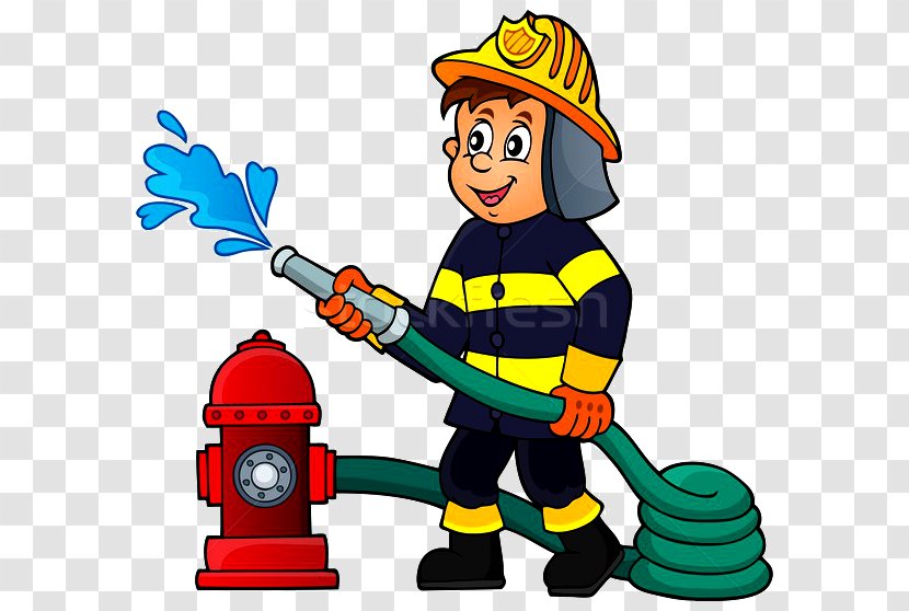 Firefighter Royalty-free Fire Engine Clip Art - Hydrant - Firemen Transparent PNG