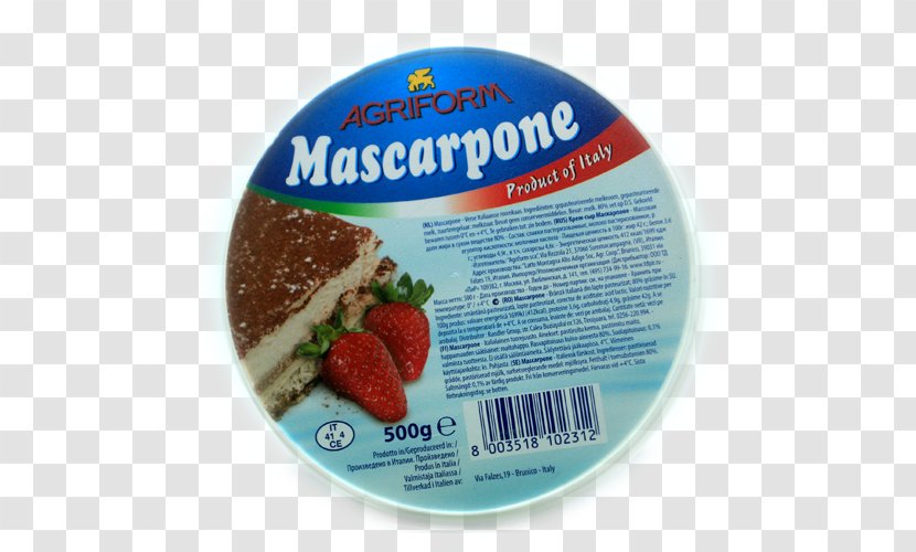 Cream Mascarpone Italian Cuisine Cheese Food - Delicate Transparent PNG