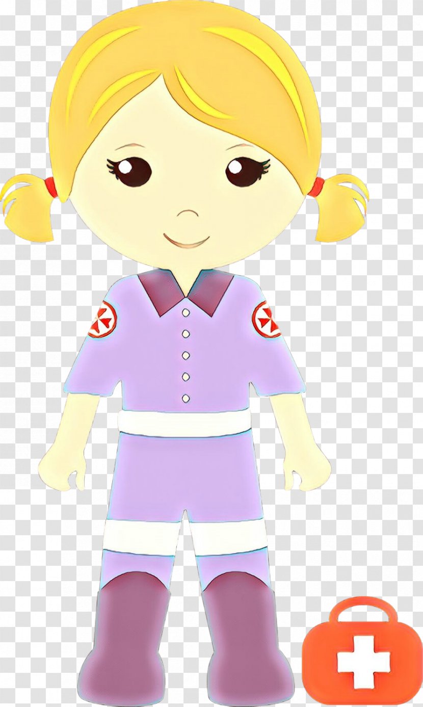 Cartoon Clip Art Doll Fictional Character Toy - Style Child Transparent PNG