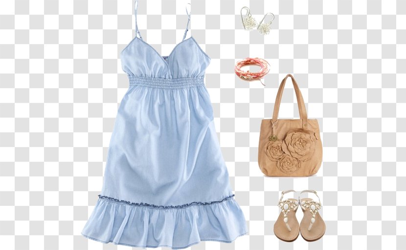 Blue Dress Skirt Denim Clothing - White - Cool Transparent PNG