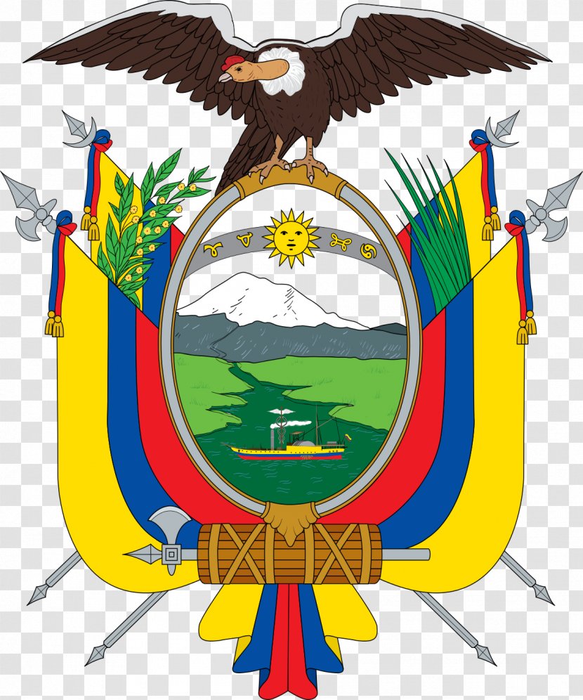 Coat Of Arms Ecuador Flag Guayas River National Symbols - Symbol Transparent PNG