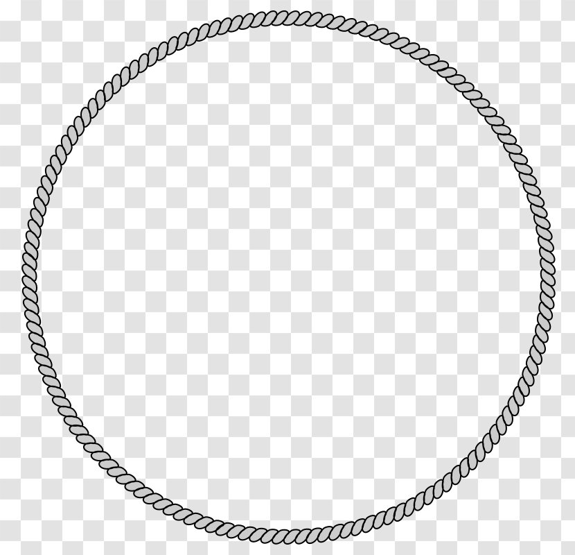 Rope Circle Clip Art - Lasso - Free Border Transparent PNG