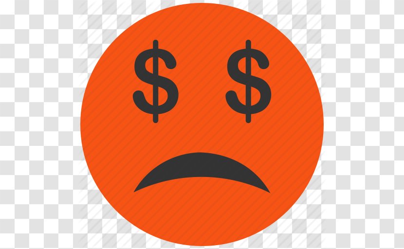 Sadness Emoticon Smiley Clip Art - Orange - Sad Face Character Transparent PNG