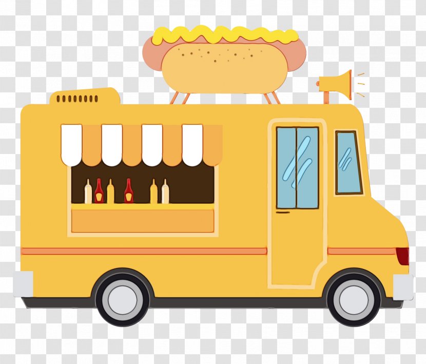 Hot Dog Food Truck Vector Graphics Car - Finder - Fast Transparent PNG