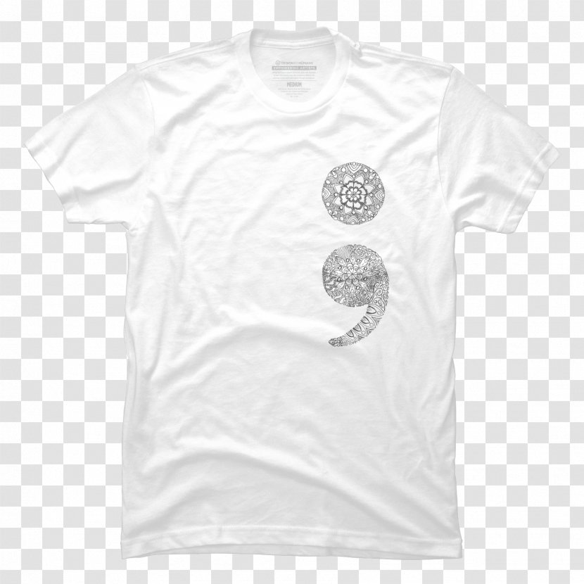 T-shirt Sleeve White Font - Shirt - Fashion Pattern Transparent PNG