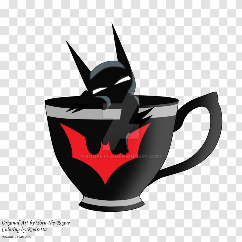Batman Static Coffee Cup DC Animated Universe Teacup - Tableware Transparent PNG