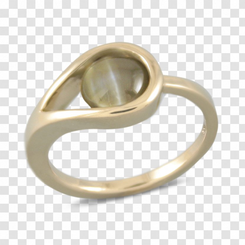 Cat's Eye Ring Morganite Gold - Onyx Transparent PNG