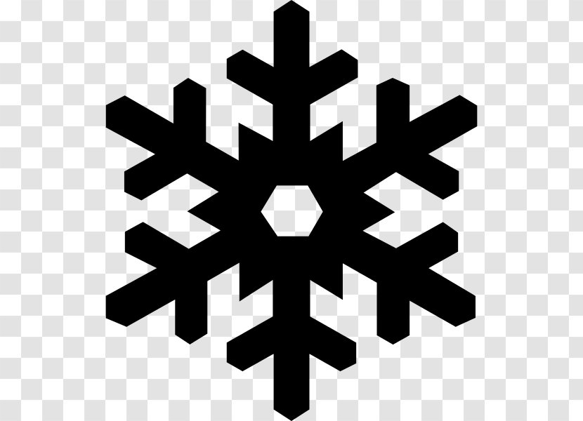 Snowflake Silhouette Clip Art Transparent PNG