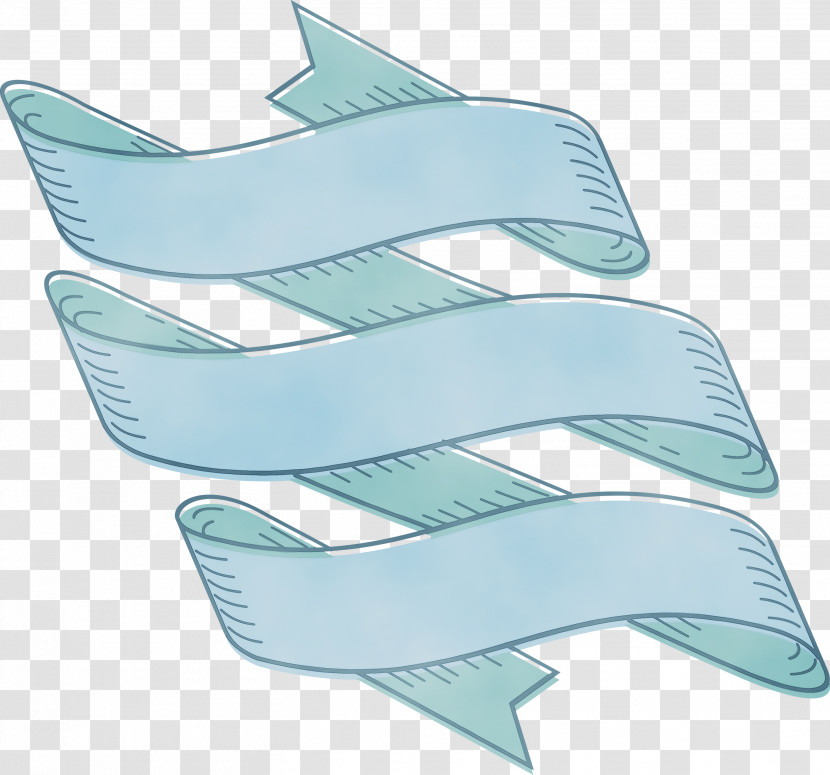Aqua Turquoise Wing Font Fin Transparent PNG