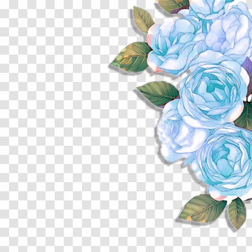 Blue Rose Garden Roses Floral Design Flower - Petal - Flowers Transparent PNG