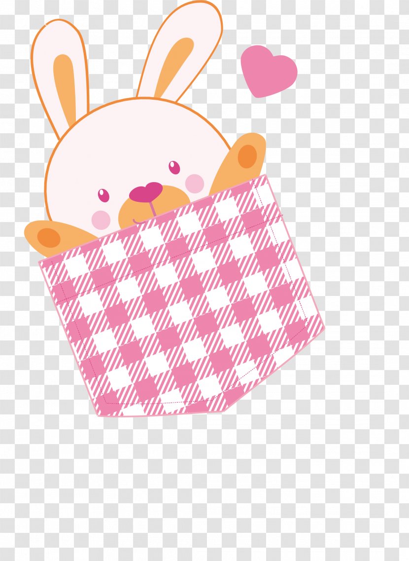 Euclidean Vector Rabbit Plot - Paper - Cute Little Bunny Transparent PNG