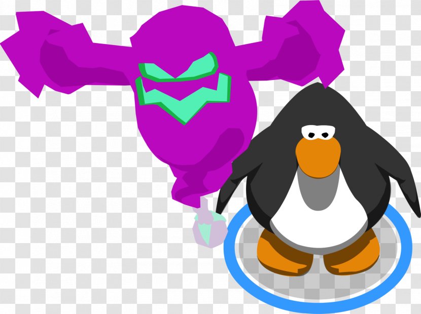 Club Penguin: Game Day! Penguin Island Clip Art - Purple Transparent PNG