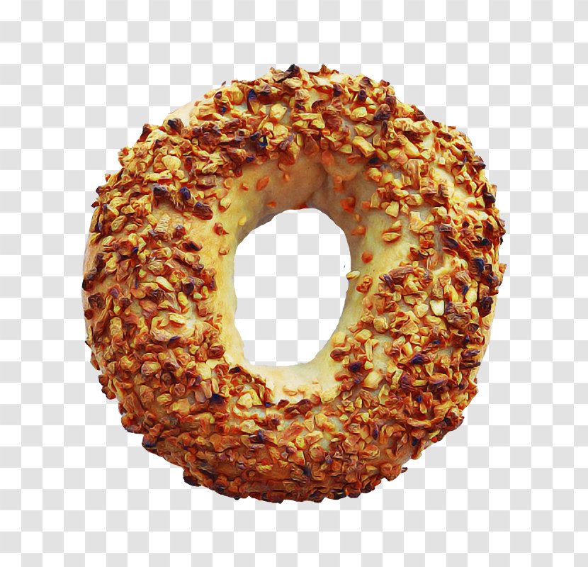 Doughnut Bagel Food Simit Cider - Dish - Pastry Transparent PNG