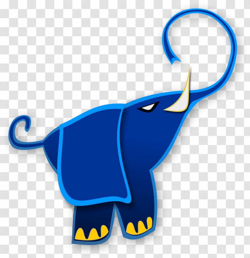 African Forest Elephant Rhinoceros Blue Clip Art - Area - Blu Cliparts Transparent PNG