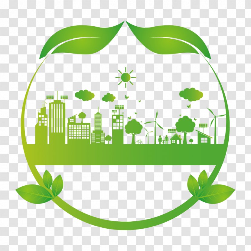 Environmental Protection Natural Environment Ecology - Leaf - Green Building Transparent PNG