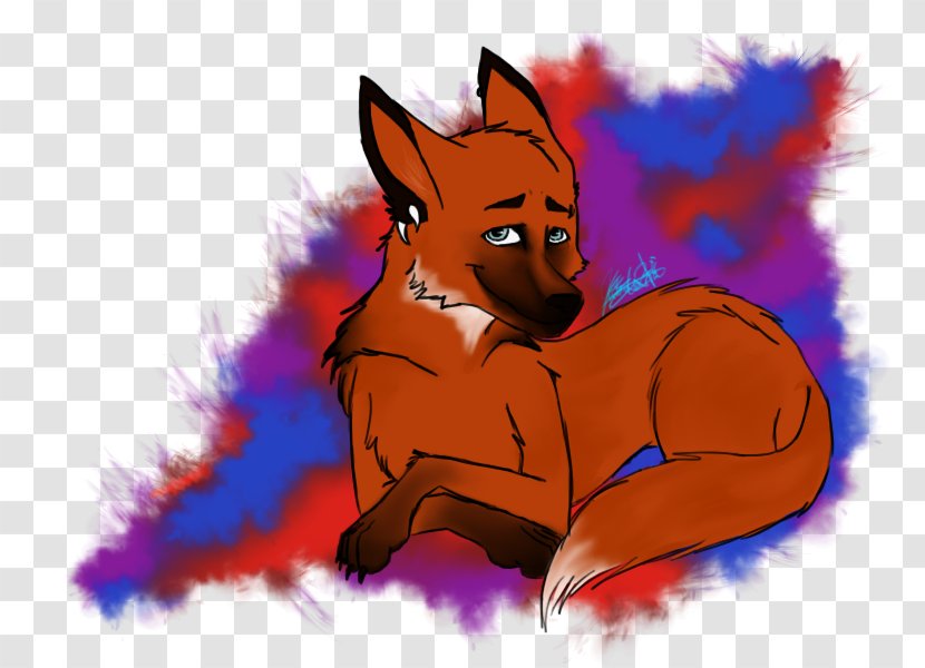 Fox Dog Cartoon Snout - Flower Transparent PNG
