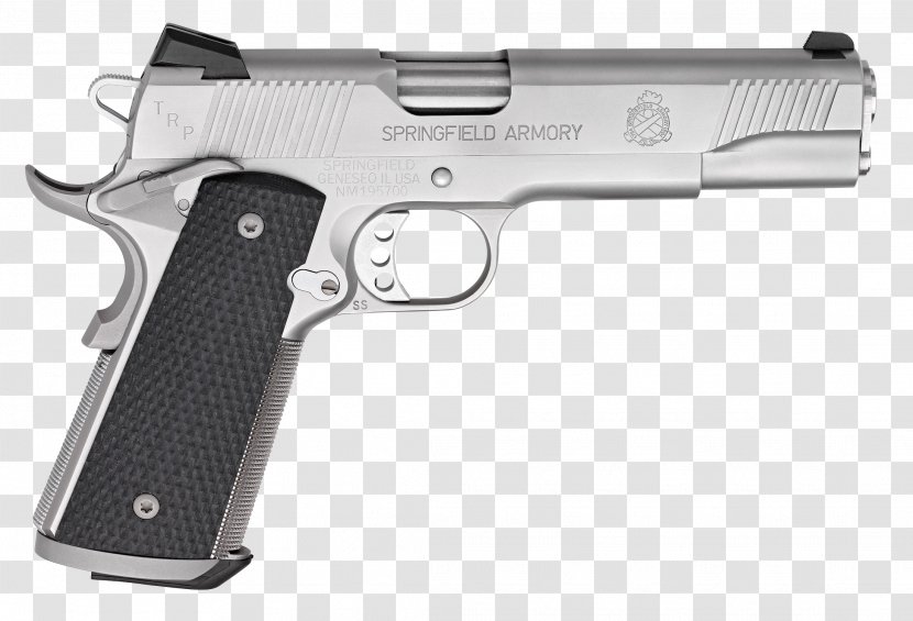 Springfield Armory .45 ACP Pistol Firearm Handgun - Watercolor Transparent PNG