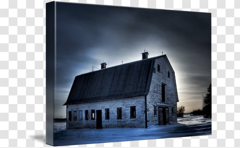 Barn House Property White Sky Plc - Old Transparent PNG