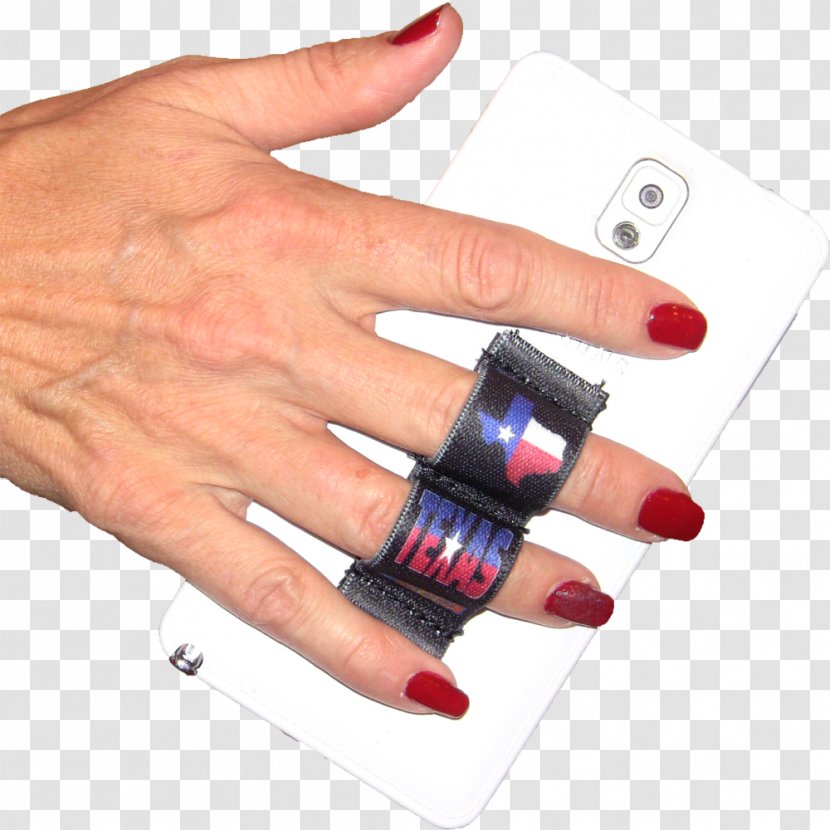 Mobile Phones Nail Polish Hand Texas - Finger - Grip Transparent PNG