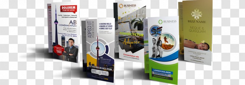 Brochure Responsive Web Design Display Advertising Flyer - Business Cards Transparent PNG