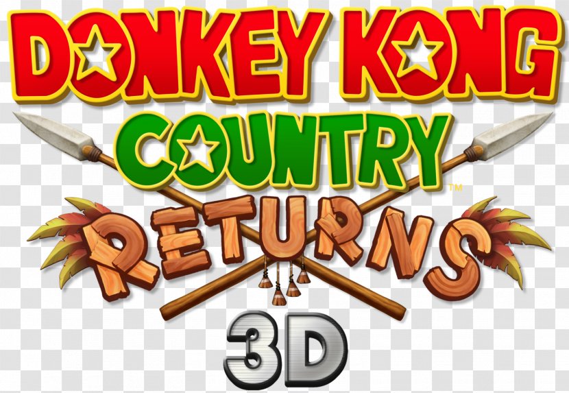 Donkey Kong Country Returns Wii Nintendo 3DS - Sidescrolling Transparent PNG