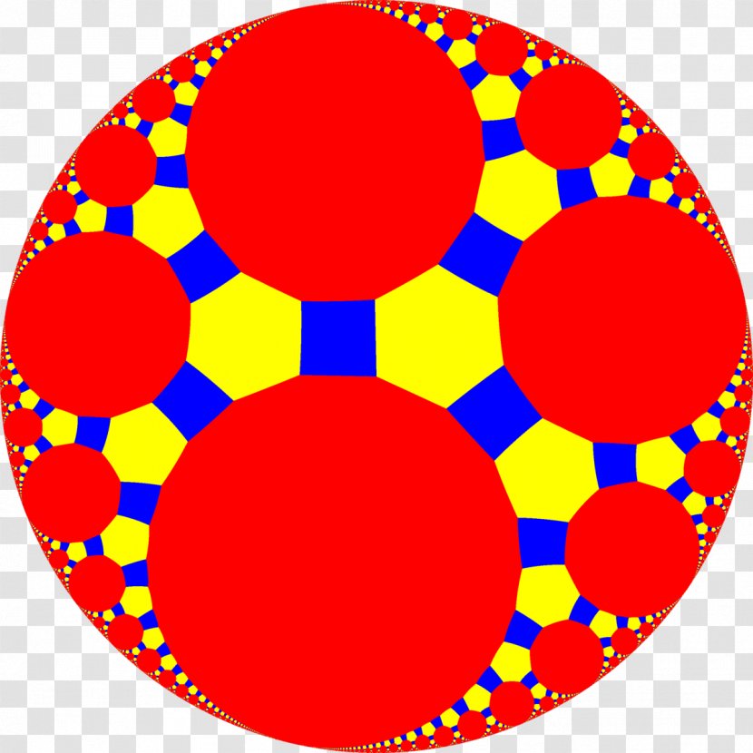 Apeirogon Tessellation Face Uniform Tilings In Hyperbolic Plane Geometry - Symmetry - 7 Transparent PNG