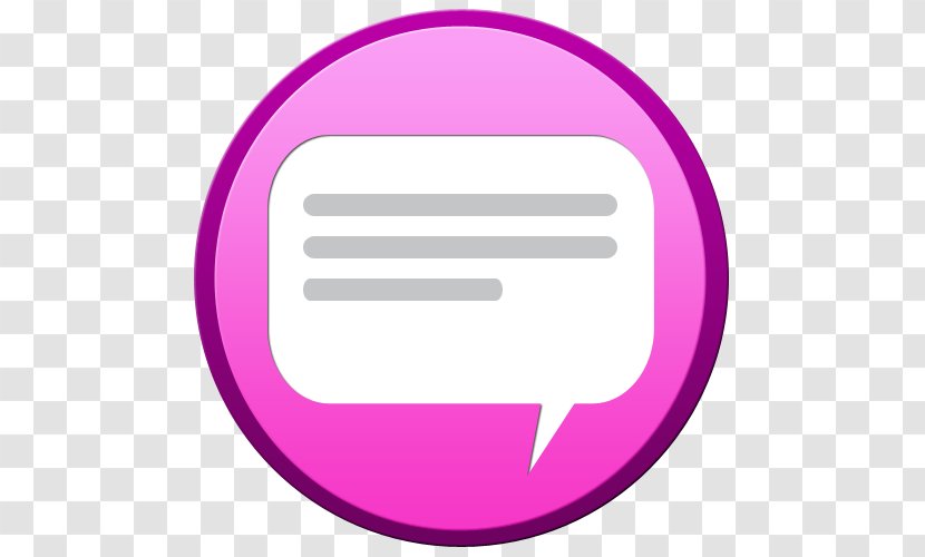 Speech Balloon Font - Magenta - Design Transparent PNG