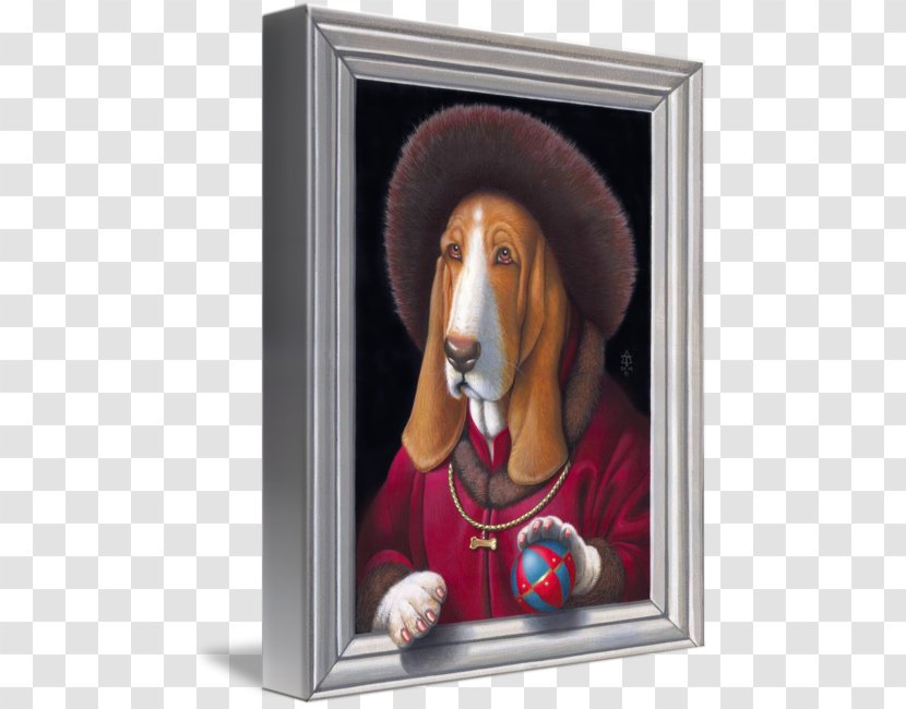 Basset Hound Gallery Wrap Picture Frames Art Canvas - Dog Transparent PNG