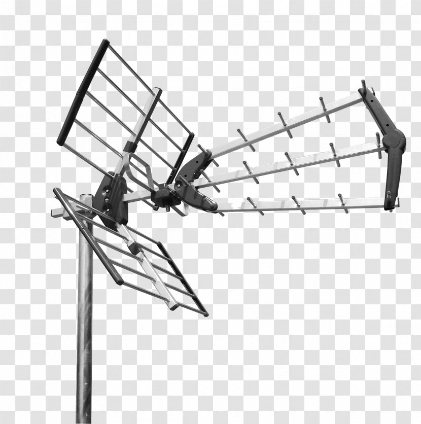 Television Antenna Ultra High Frequency Telecommunication - Technology - Transparent Picture Transparent PNG