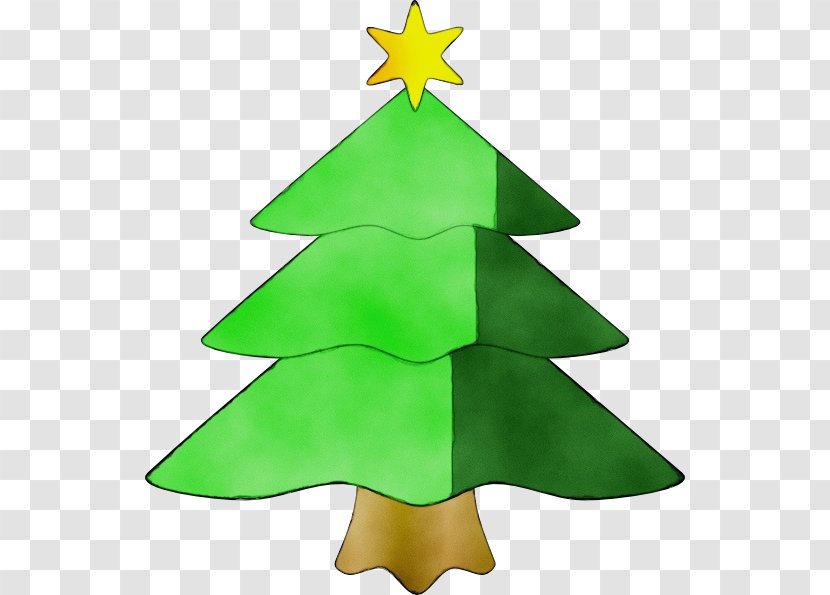Christmas Tree Watercolor - Ornament - Plant Spruce Transparent PNG