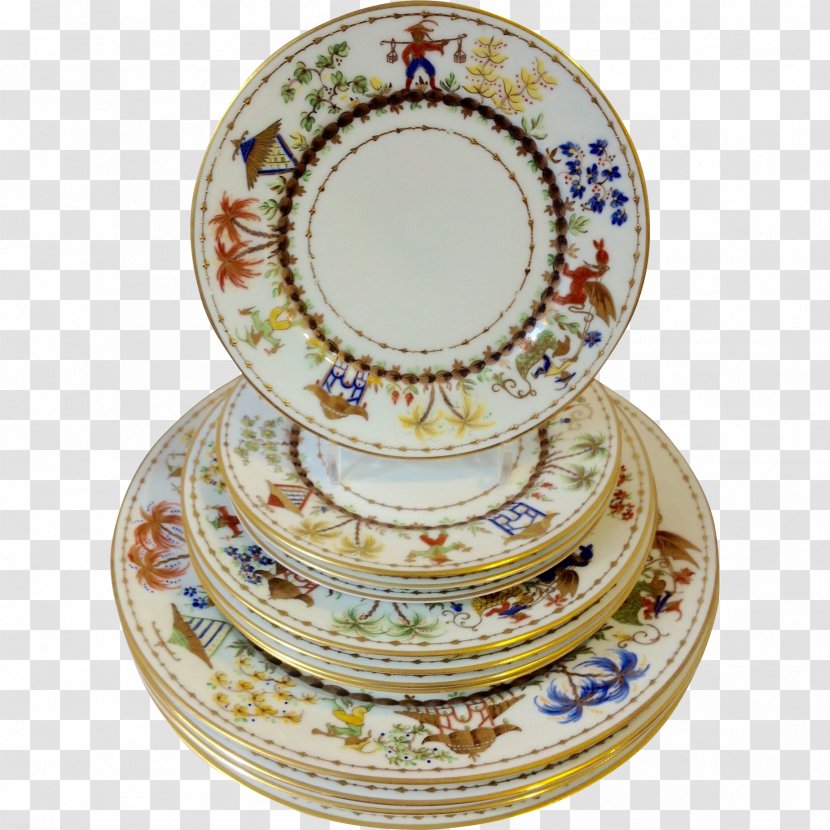 Tableware Plate Porcelain Ceramic Saucer - Chinoiserie Transparent PNG