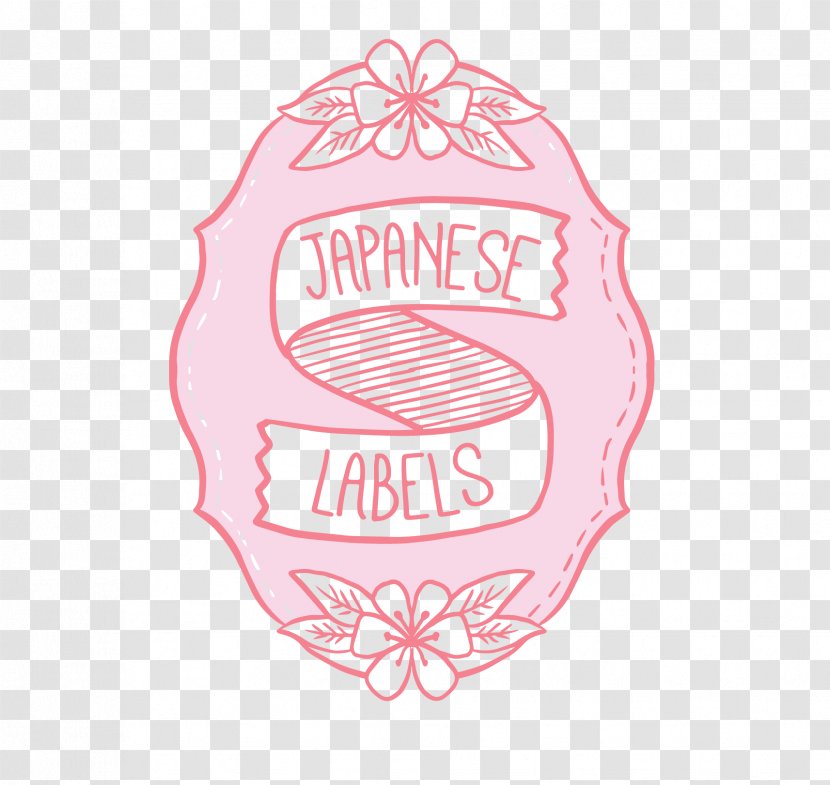 Japan Drawing - Label - Hand-painted Decoration Transparent PNG