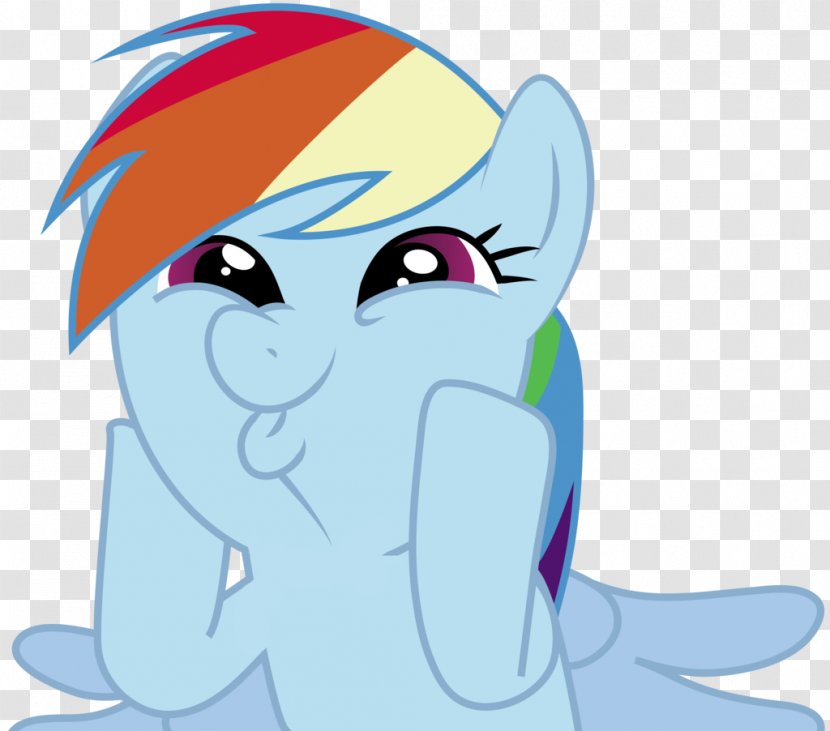 Rainbow Dash YouTube DeviantArt - Cartoon - Unicorn Face Transparent PNG