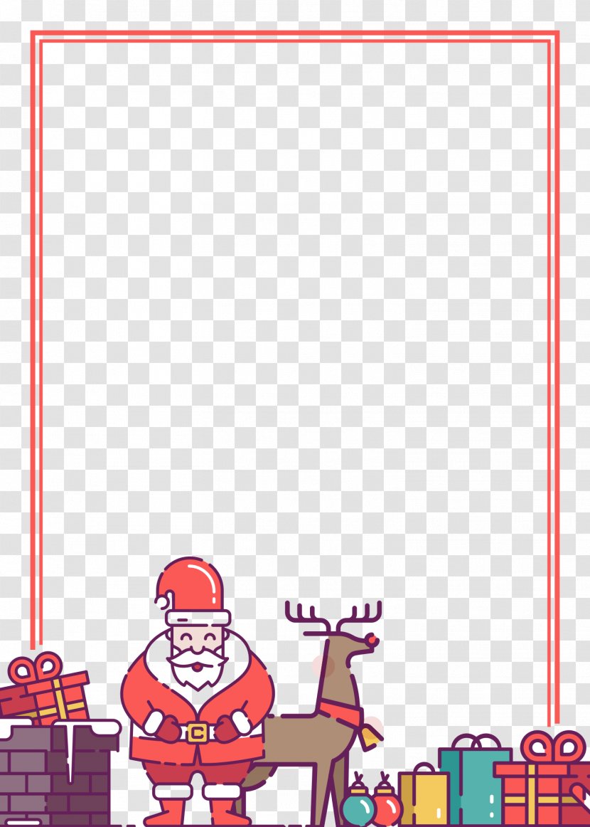 Santa Claus Reindeer Clip Art Christmas Day Illustration Transparent PNG