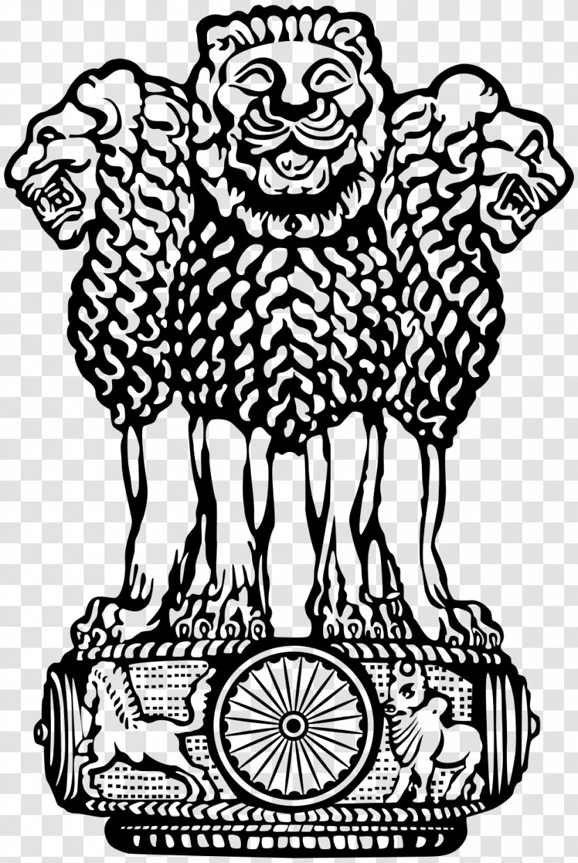 Lion Capital Of Ashoka Sarnath Pillars State Emblem India National Symbols - Frame - Symbol Transparent PNG