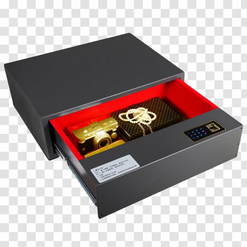 Safe Deposit Box Drawer Lock Cabinetry - Ruten Global Inc - Fingerprint Safes Transparent PNG
