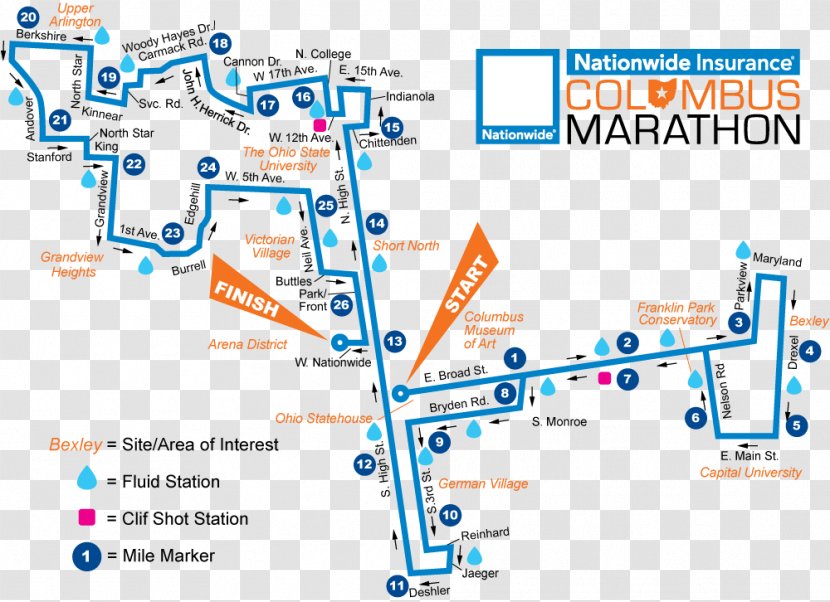 Columbus Marathon Chicago Half Racing - Organization - Boston Transparent PNG