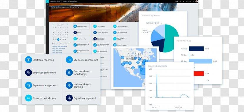 Dynamics 365 Microsoft Enterprise Resource Planning Customer Relationship Management - Diagram Transparent PNG