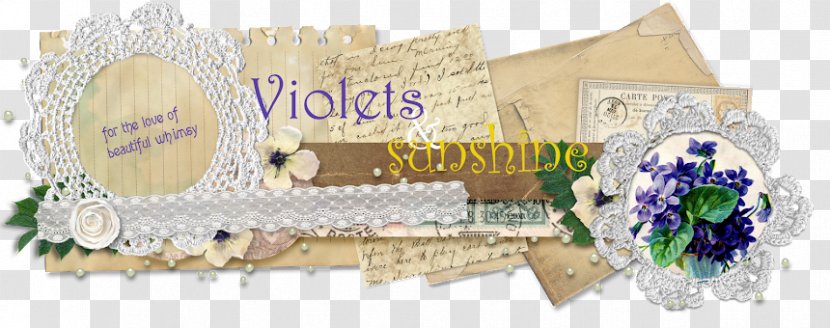 Paper Floral Design Craft Scrapbooking Wedding Invitation - Flower Arranging - Violet Banner Transparent PNG