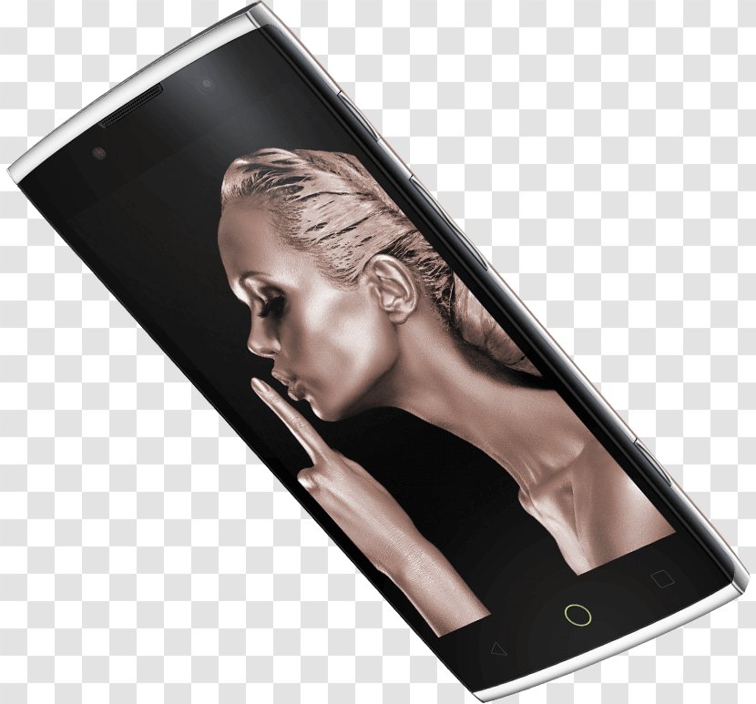 Gold Flash Global Mobile Phones Alcatel - Hand Transparent PNG