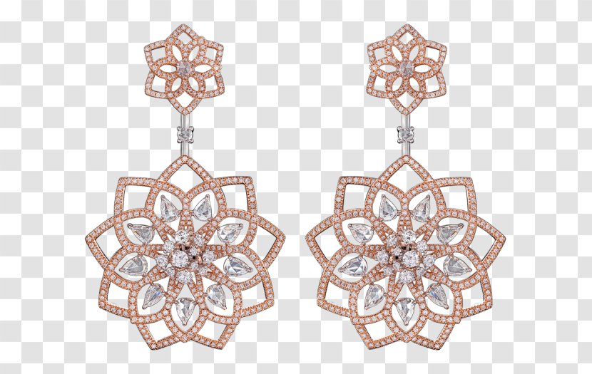 Earring Jewellery Jewelry Design Diamond - Silver Transparent PNG