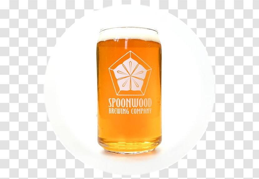 Beer Orange Drink Pint Glass Spoonwood Brewing Company Imperial - Stein Transparent PNG