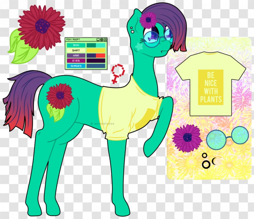 Pony Horse Clip Art - Green Transparent PNG