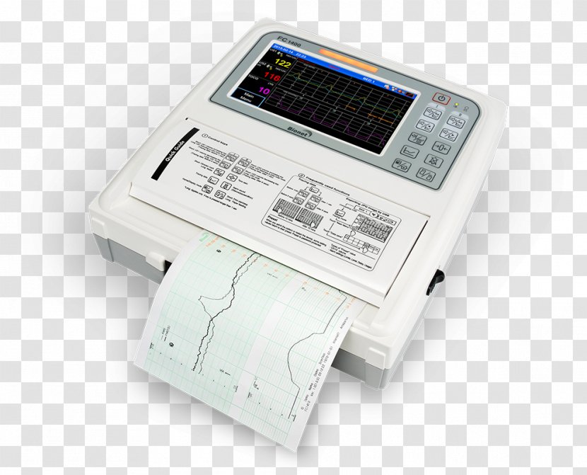 Doppler Fetal Monitor Cardiotocography Fetus Health Care Computer Monitors - Twin - Electrocardiography Transparent PNG