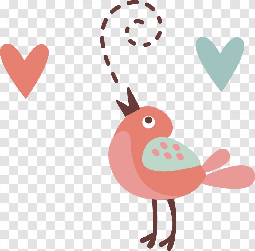 Cartoon Singing - Frame - Birds Transparent PNG