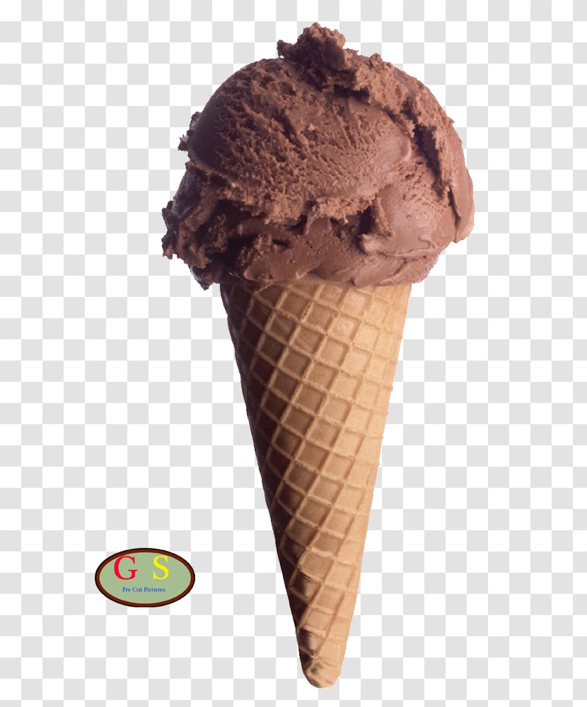 Chocolate Ice Cream Cones Sundae - Biscuits - Tracking Transparent PNG