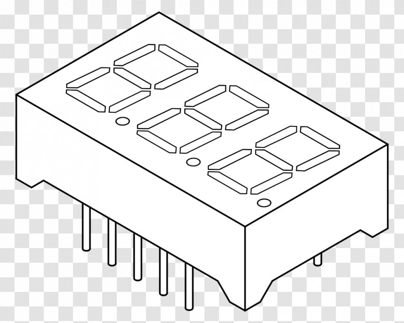Book Drawing - Digitalni Displej - Rectangle Circuit Component Transparent PNG