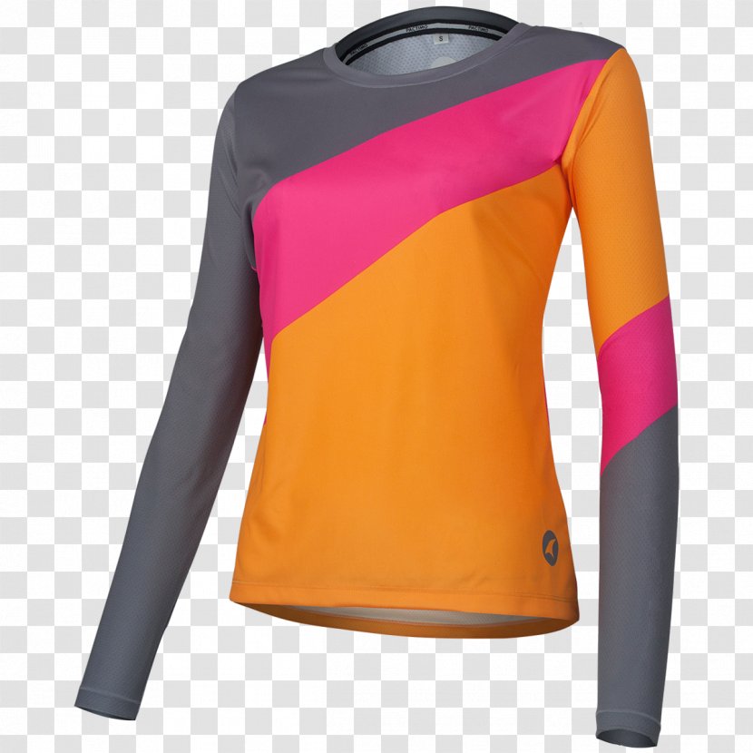 Cycling Jersey Long-sleeved T-shirt - Neck Transparent PNG