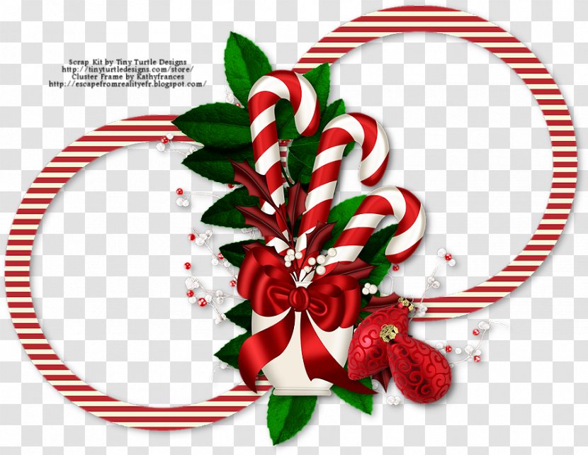 Christmas Ornament Candy Cane Floral Design Cut Flowers - Warcraft Transparent PNG